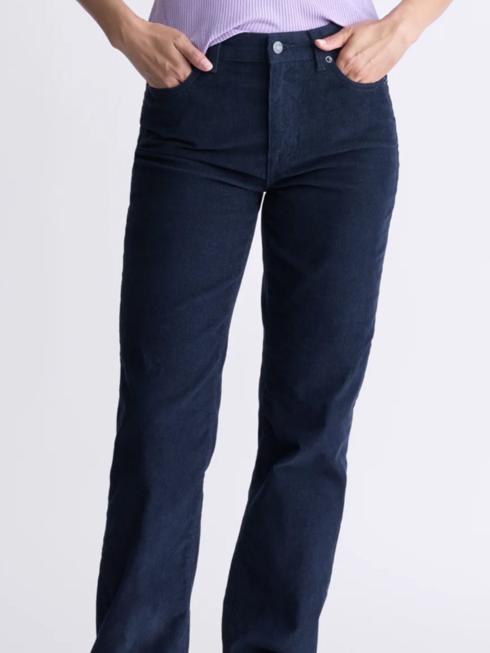 Buffalo Jeans Corduroy / Cords, navy, straight leg, excellent!